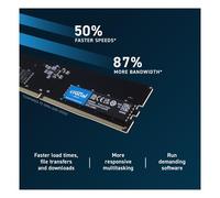 Crucial RAM DDR5 8GB 4800MHz, Memoria PC, CL40 - CT8G48C40U5
