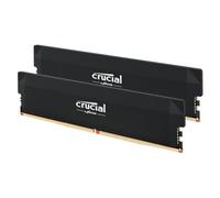 Crucial Pro RAM DDR5 64GB Kit (2x32GB) 6400MHz CL40, Memoria Overclocking Gaming, Intel XMP 3.0 / AMD EXPO, Memoria PC RAM DDR5 64GB, Nero - CP2K32G64C40U5B