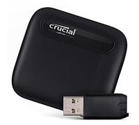 Crucial X6 2TB SSD Portatile con Adattatore USB-A - Fino a 800MB/s - PC e Mac, Unità a Stato Solido Esterna USB-C, USB 3.2 - CT2000X6SSD9
