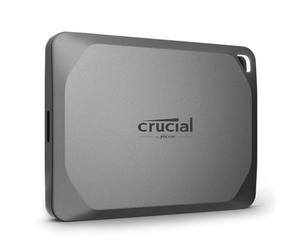 Crucial X9 Pro 1 TB USB tipo-C 3.2 Gen 2 [3.1 Gen 2] Grigio (Crucial X9 Pro - SSD - encrypted - 1 TB - external [portable] - USB 3.2 Gen 2 [USB-C connector] - 256-bit AES)