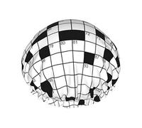 Cruciverba Riutilizzabile Impermeabile Lavabile Regolabile Adatto a donne Tutte le lunghezze di capelli Cuffia da a