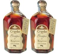 Crude Grappa di Sangiovese invecchiata - 500 ml (Confezione da 2)