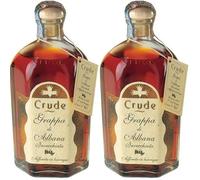 Crude Grappa invecchiata di Albana - 500 ml (Confezione da 2)