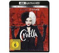 Cruella 4K Ultra-HD (4K UHD Blu-ray) Emma Stone Emma Thompson Joel Fry