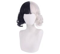 Crudelia DeVi Anime Party Costume Parrucca sintetica Cosplay