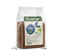 CRUDOLIO - Semi di Lino Scuro BIO, Ideale Per le Insalate, 200 g