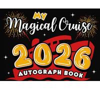 Cruise Autograph Book 2026 for Kids: For Photos, Pictures, and Signatures of Characters and Princesses. Includes Prompts for Recording Special ... Black/Red/Gold Scrapbook for Boys or Girls.