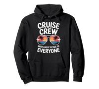 Cruise Crew ha più probabilità di parlare con tutti Design Felpa con Cappuccio