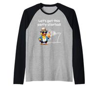 Cruise Duck Let's Get This Party Started Ship Cocktails Fun Maglia con Maniche Raglan