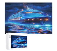 Cruise Ship Puzzle 1000 Pezzi Idea Regalo Festa Aziendale Premium Ship Navigation Rompicapo Per Adulti Colleghi Intelligente E Creativo Regalo Fine Anno Lavorativo 1000 PCS