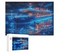 Cruise Ship Puzzle 300 Pezzi Collezione Multicolore Paesaggi Ship Navigation Classici Rompicapo Per Amanti Del Puzzle Adulti Regalo Festa Aziendale E Compleanni 300 PCS