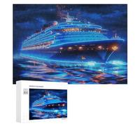 Cruise Ship Puzzle 300 Pezzi Multicolore Paesaggi Classici Ship Navigation Rompicapo Sfida Difficile Impossibile Giochi Da Tavolo Familiare Regalo Natale 300 PCS