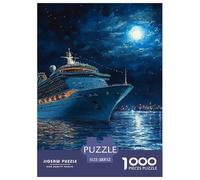 Cruise Ship Puzzle Da 1000 Pezzi Per Adulti E Ragazzi Jigsaw Multicolore Immagine Dipinta Travel Gift Qualità Premium 52x38cm/1000pcs