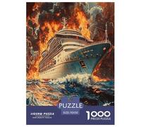 Cruise Ship Puzzle Impossibili 1000Pcs Decorazione Per La Casa. Rilassamento E Intelligence Per Adulti E Ragazzi Da 14 Anni 70x50cm/1000pcs