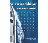 Cruise Ship Word Search: Word Searches with Easy to Read Print about Cruise Ships, Travelling and More | 6x9 inches, 110 pages | 50+ Puzzles. Great as a Gift, Relaxation and Leisure.
