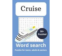 Cruise Word Search Puzzle Book: Word Searches with Easy to Read Print about Cruise, Vacation, The Ocean and More | 6X9 Inches, 110 Pages | 50+ Puzzles ... Gifts for Vacation, Holidays and Free Timers