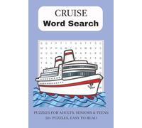 Cruise Word Search Puzzle Book: Word Searches with Easy to Read Print about Cruise, Vacation, Travel and more | 6x9 inches | 110 pages | 50+ Puzzles, Gift for Vacation, Holidays, and Free Times