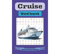 Cruise Word Search Puzzle Book: Word Searches with Easy to Read print about cruise, voyage, journey and more | 6 x 9 inches, 110 Pages | 50+ Puzzles - Gift for Vacation, Holiday and Leisure