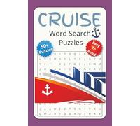Cruise Word Search Puzzle: Word Searches book with Easy to Read Print about Cruises, Cruising, Cruise Vacations and more | 6X9 inches, 110 pages | 50+ ... Gift for Vacations, Holidays and free times