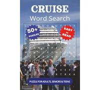 Cruise Word Search: Word Searches with Easy to Read Print about Cruise, Vacations, Holidays, Free Time Fun and More | 6x9 Inches, 110 Pages | 50+ Puzzles... Gift for Vacations, Holidays and Free Times