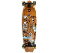 Cruiser Skateboard GHETTOBLASTER CRUISER GEROGLIFIC FISH TAIL TEAK 33" 9.5"