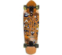 Cruiser Skateboard GHETTOBLASTER CRUISER GEROGLIFIC TEAK 32" 9.125"