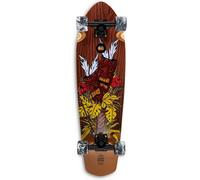 Cruiser Skateboard GHETTOBLASTER CRUISER TIKI TOTEM MOGANO 32" 9.125"
