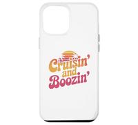Cruisin' and Boozin' Retro Sunset Party Cruise Custodia per iPhone 12 Pro Max