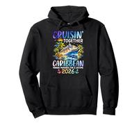 Cruisin Together Caraibi 2026 Ricordi delle Vacanze Felpa con Cappuccio