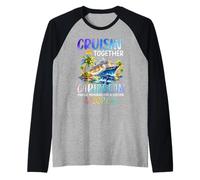 Cruisin Together Caraibi 2026 Ricordi delle Vacanze Maglia con Maniche Raglan