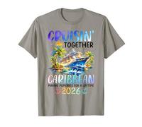 Cruisin Together Caraibi 2026 Ricordi delle Vacanze Maglietta