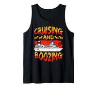 Cruising And Boozing Funny Halloween Cruise Vacation Trip Canotta