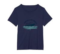 Cruising Is My Therapy Vacation Lover Ocean Getaway Citazione Maglietta, Donna Plus-Size, Navy, 4X