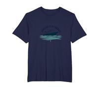 Cruising Is My Therapy Vacation Lover Ocean Getaway Citazione Maglietta, Uomo Taglie Grandi, Navy, 4X Tall