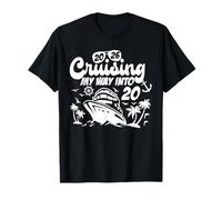 Cruising My Way Into 20 Vacanza in Crociera di Compleanno Maglietta