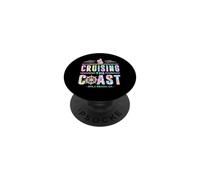 Cruising The Coast Avila Beach California Capitano della barca a vela PopSockets PopGrip Adesivo