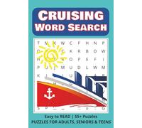 Cruising Word Search: A Travel Puzzle Book Featuring Nautical, Ocean, Beach, and Vacation Themes