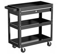 CRUIZER Carrello porta utensili officina con cassetto 3 ripiani 4 ruote SC-004 -