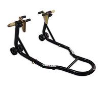 Cruizer - Cavalletto alza moto anteriore con attacchi a pinza regolabili e barre di rinforzo laterali