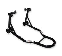 Cruizer - Cavalletto anteriore moto per Aprilia Tuono V4 1100 Factory a coni regolabili, con barre di rinforzo laterali e ruote in gomma