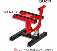 CRUIZER Cavalletto centrale Rosso cross enduro motard