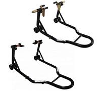 CRUIZER Coppia Cavalletti Moto Anteriore Pinze + Posteriore Piastre