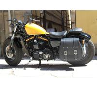 CRUIZER Monoborsa mono borse laterale vera pelle moto custom harley davidson 883