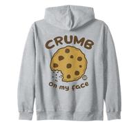 Crumb On My Face Funny Cookie Felpa con Cappuccio