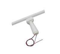 CRUMPS Simulazione barca in resina dinamica radar rotante alimentato radar lavoro Rod Kit con motore 1.5V-1.8V per fai da te modello nave parti (tipo A con motore)