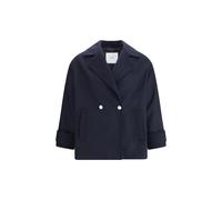 Cruna Blue Fleece Wool Coat - IT44 | L