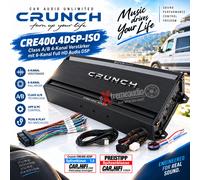 Crunch CRE400.4DSP-ISO 4-Kanal Dsp Amplificatore Con 6-Kanal Full HD Audio Dsp