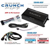 Amplificatore DSP Crunch CRE400.4DSP-ISO.M25 compatibile con Volvo XC70 2007 -