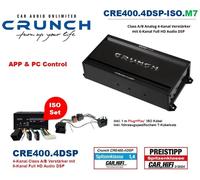 Crunch CRE400.4DSP-ISO.M7 Dsp Amplificatore Plug & Play Compatibile Con Peugeot