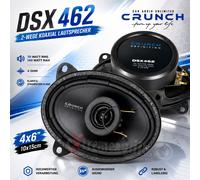 Crunch DSX462 4x6 Sistema 150 x 100mm VW Polo,Golf 2 Post + Adattatore Spina Neu
